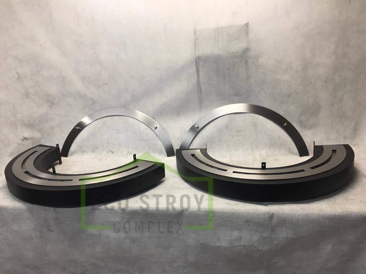 Настенный биокамин вокруг колоны