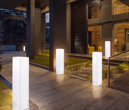 Светильник Колонна 30х180 питание от АКБ, RGB