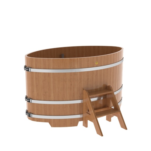 Купель овальная из дуба BentWood 1,02х1,68