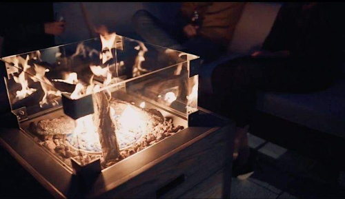 Газовый камин Square Lime