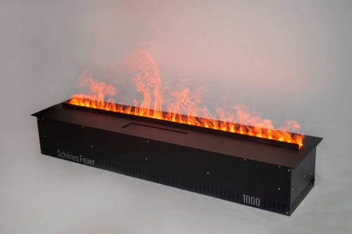 Электроочаг Schönes Feuer 3D FireLine 1000 Pro со стальной крышкой в Волгограде