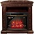 Каминокомплект InterFlame Leonardo унив. (орех)+Jupiter Brass