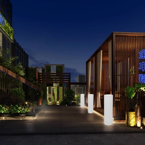 Светильник Цилиндр 30х180 питание от 220В, RGB