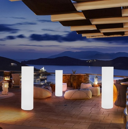 Светильник Цилиндр 16х24 питание от АКБ, RGB