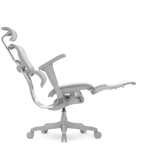 Ортопедическое кресло Falto Ergohuman 2 Ultra Footrest Серое